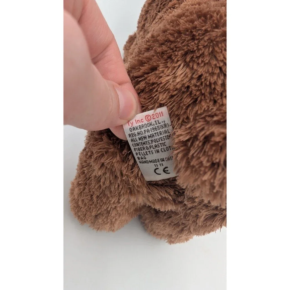 Ty Beanie Classic Frank Dachsund Brown Weiner Dog Plush Stuffed Animal 12” Toy